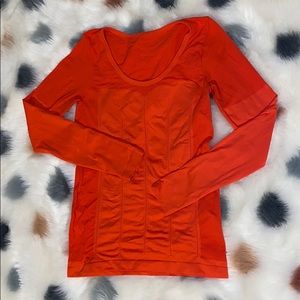 Fabletics Orange Workout shirt